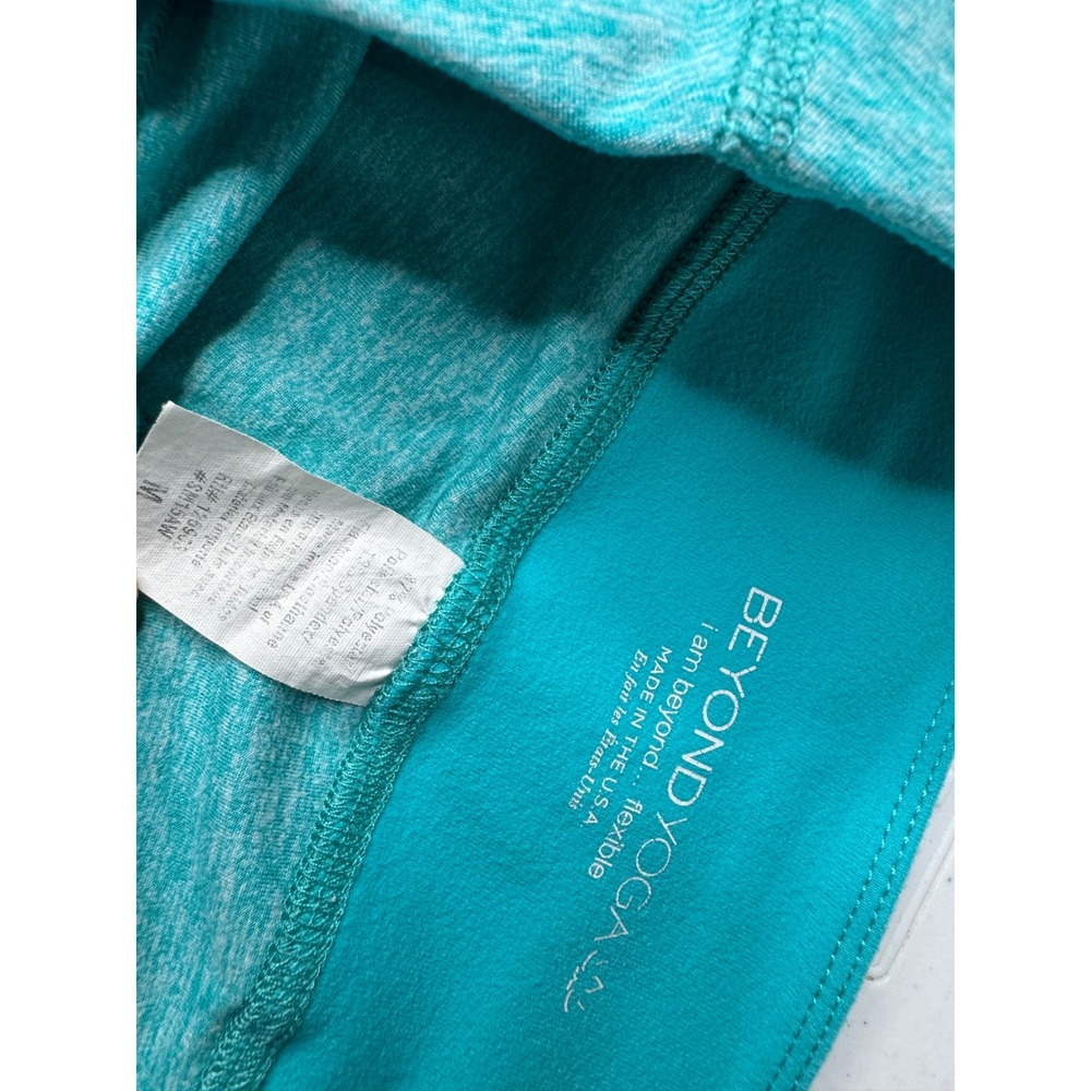 Beyond Yoga Space Dye High Waisted Leggings Teal Heather Womens Size M SM15AW - Picture 4 of 6
